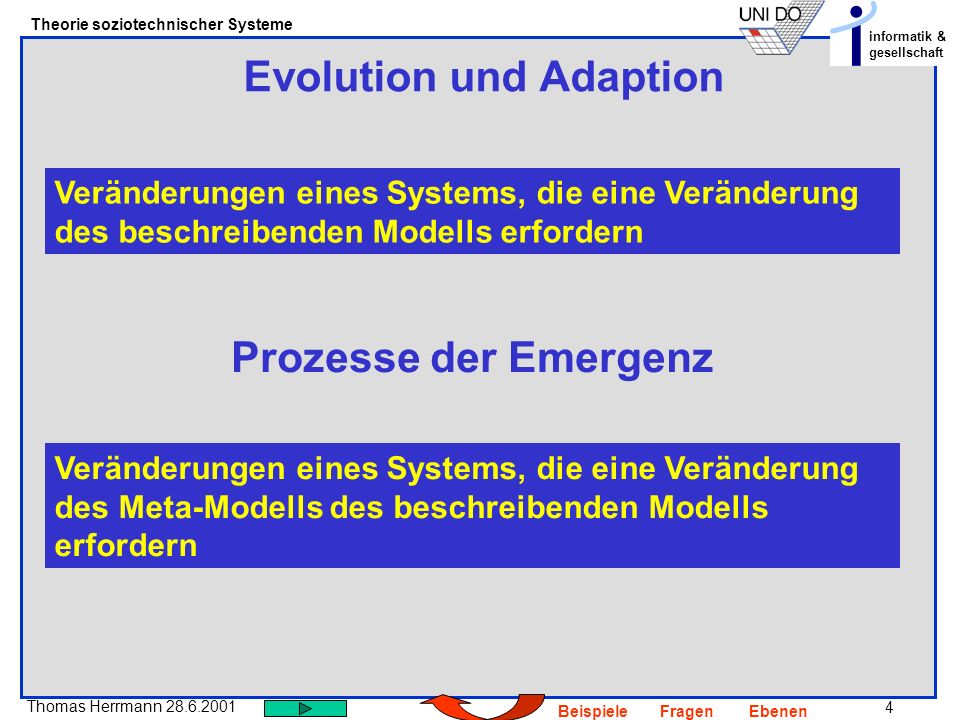 Evolution und Adaption