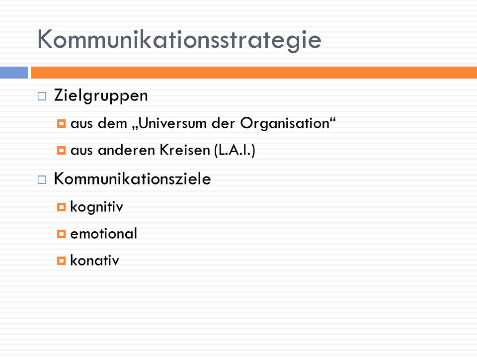 Kommunikationsstrategie