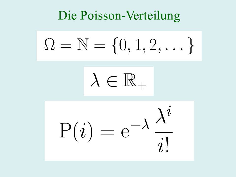Die Poisson-Verteilung