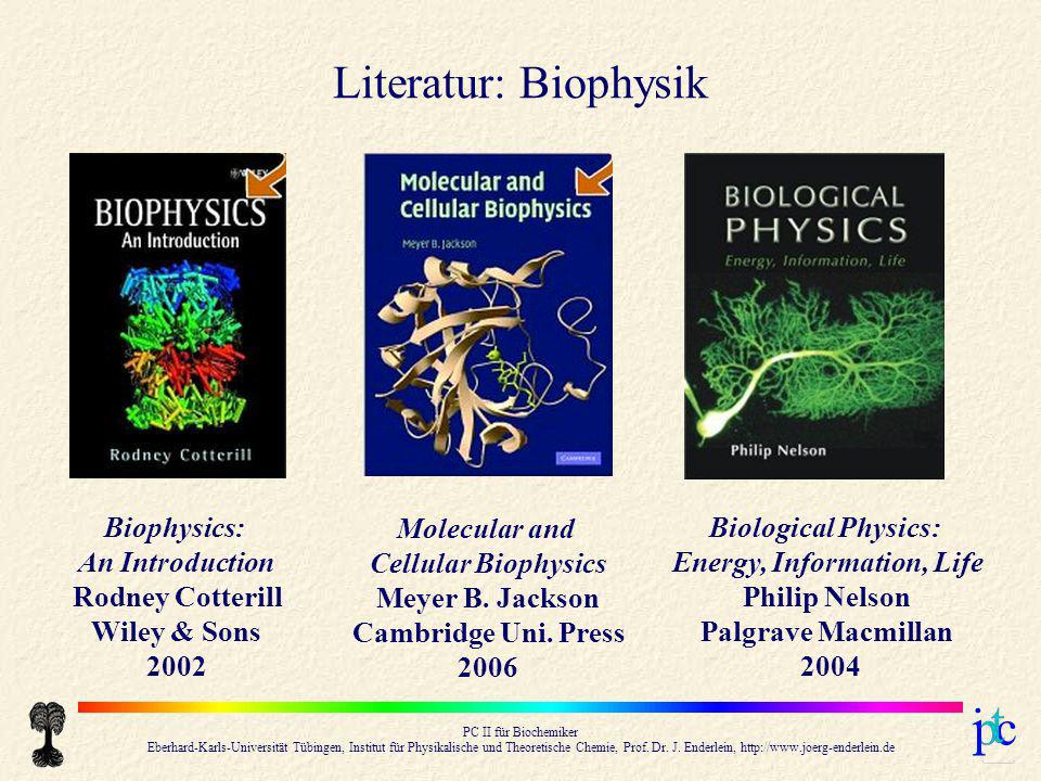Biophysics: An Introduction Energy, Information, Life