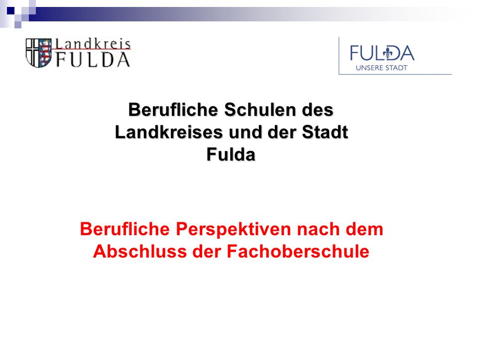 Berufliche Schulen des Landkreises und der Stadt Fulda