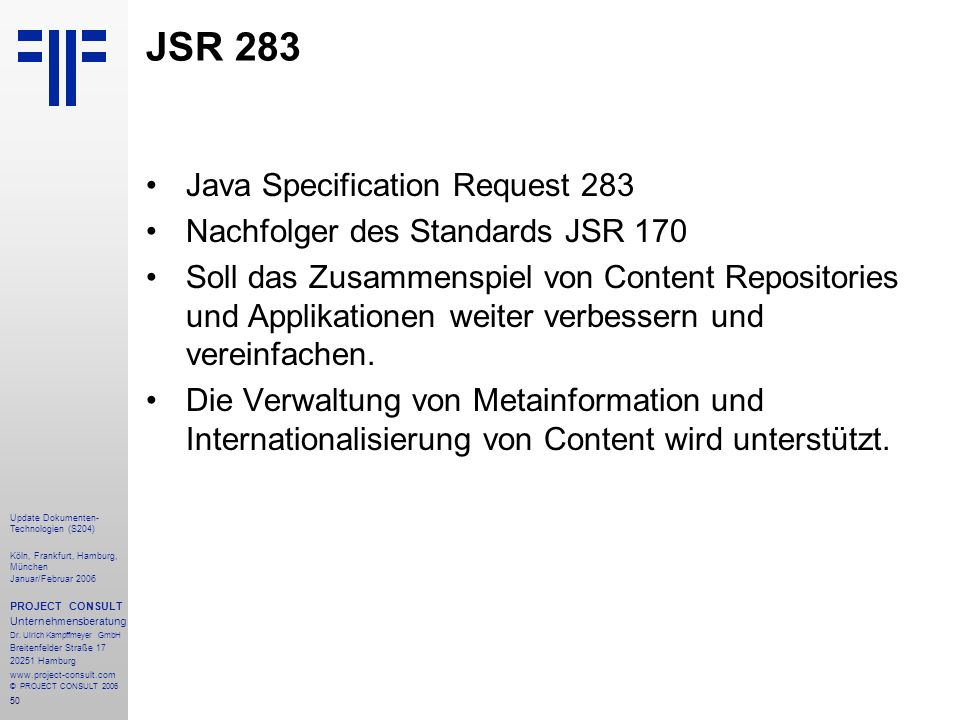 JSR 283 Java Specification Request 283