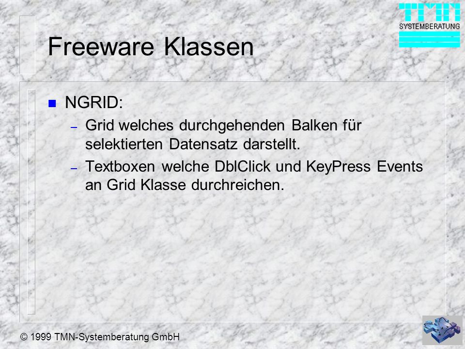 Freeware Klassen NGRID:
