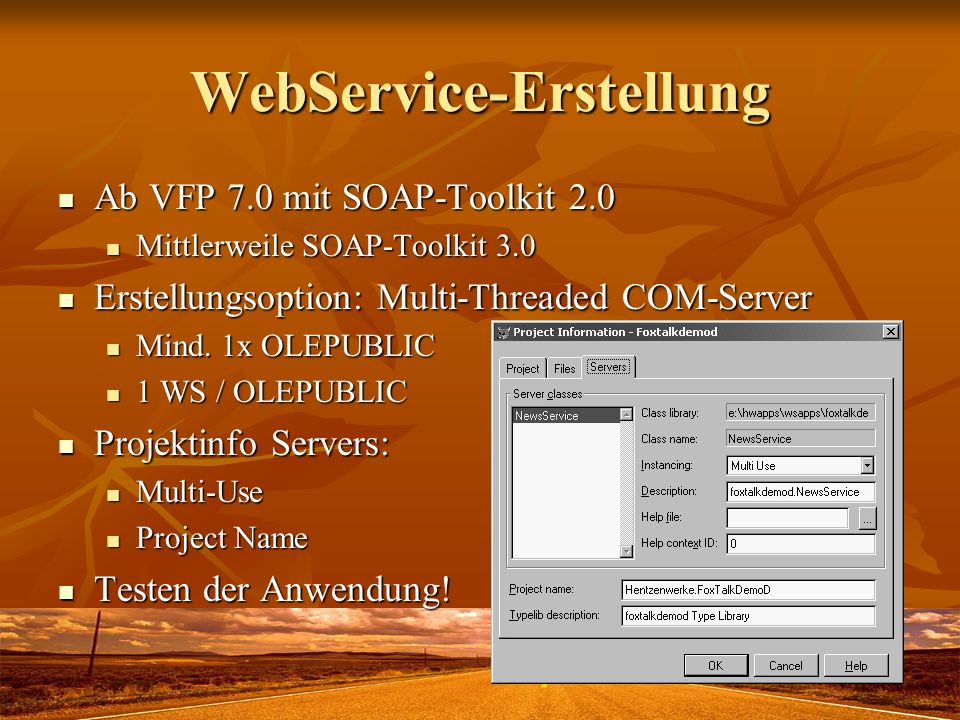 WebService-Erstellung
