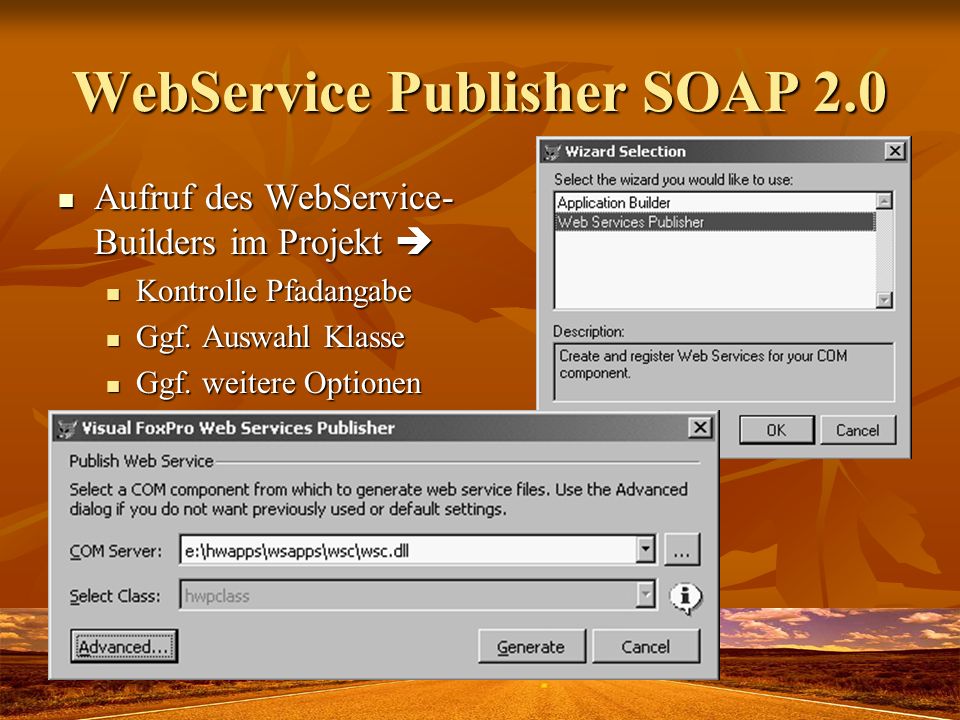 WebService Publisher SOAP 2.0