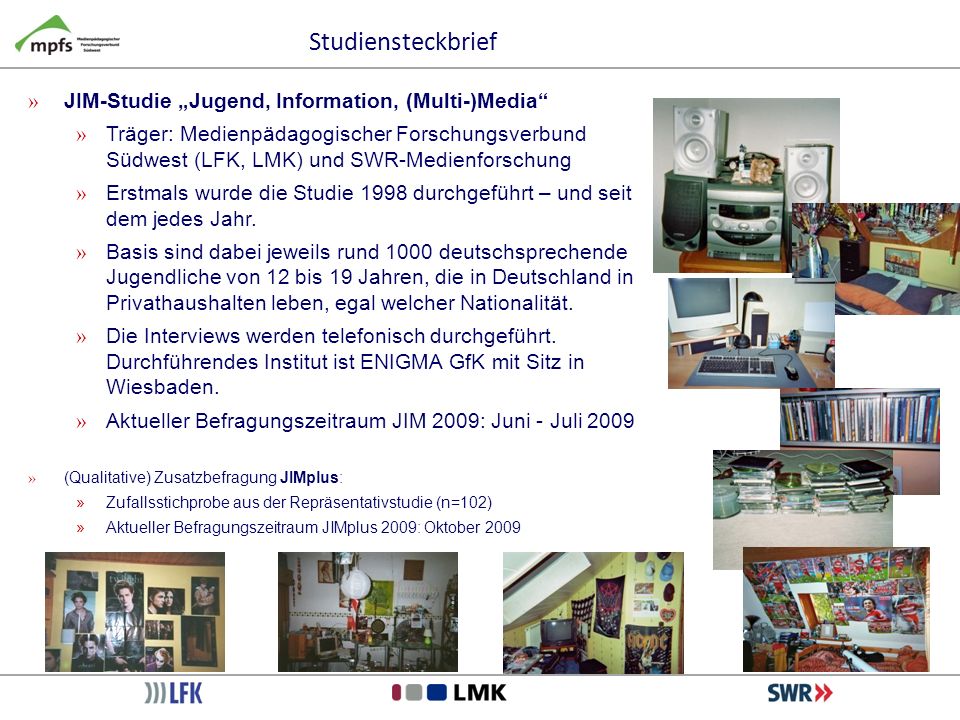 Studiensteckbrief JIM-Studie „Jugend, Information, (Multi-)Media