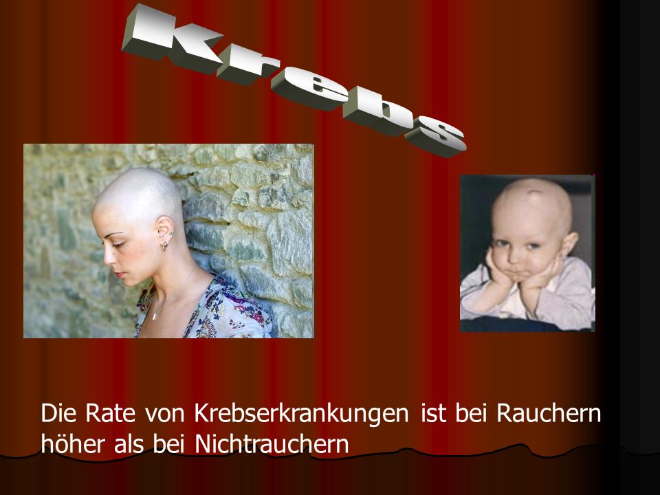 Krebs Die Rate von Krebserkrankungen ist bei Rauchern höher als bei Nichtrauchern