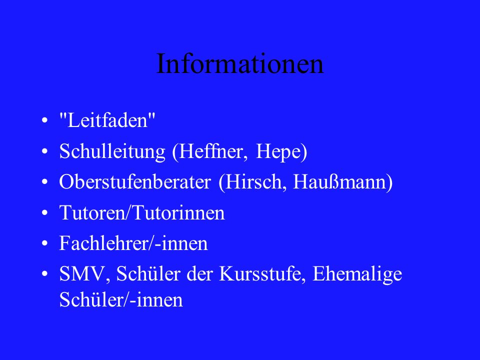 Informationen Leitfaden Schulleitung (Heffner, Hepe)