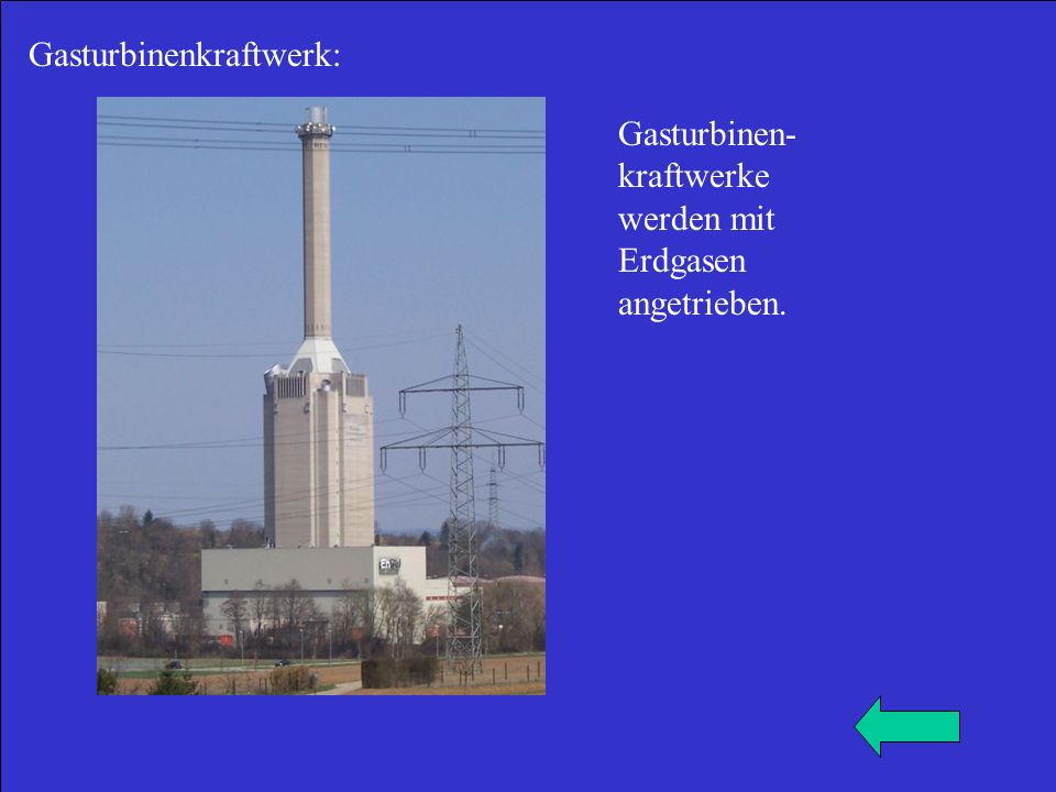 Gasturbinenkraftwerk: