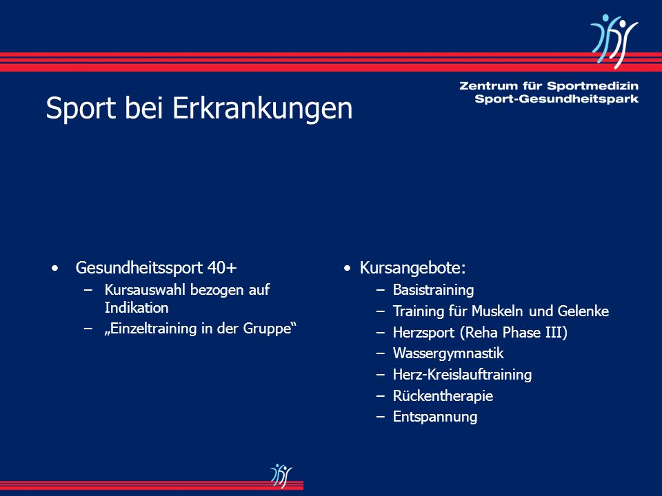 Sport bei Erkrankungen