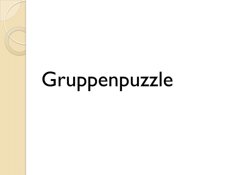 Gruppenpuzzle