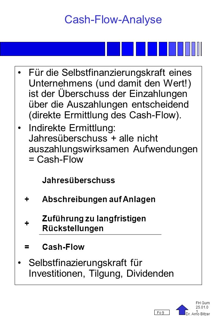 Cash-Flow-Analyse