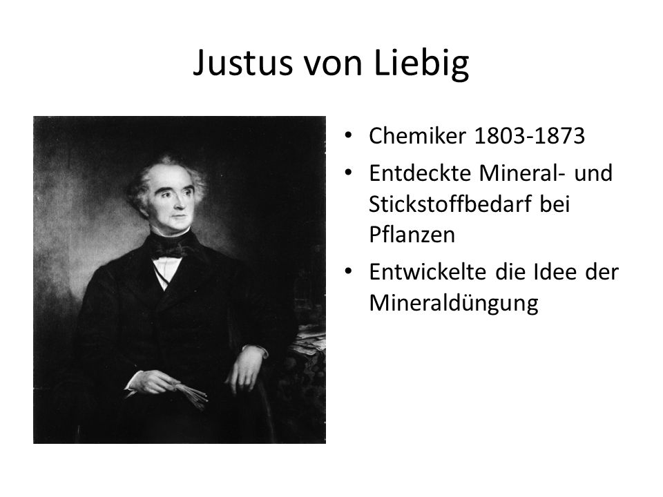 Justus von Liebig Chemiker