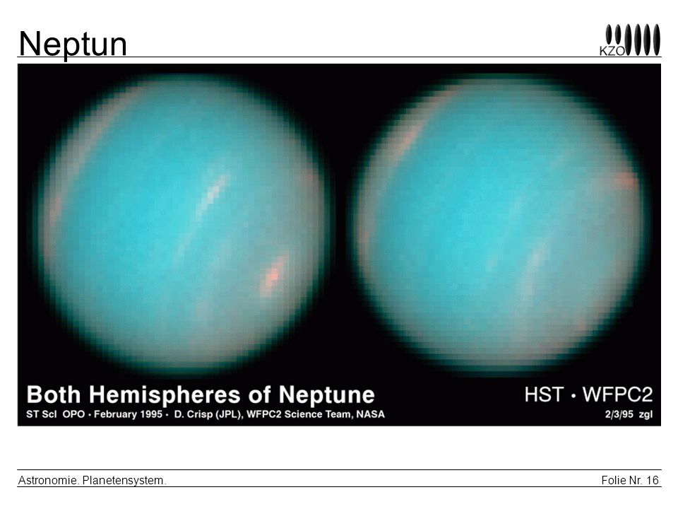 Neptun Astronomie. Planetensystem.
