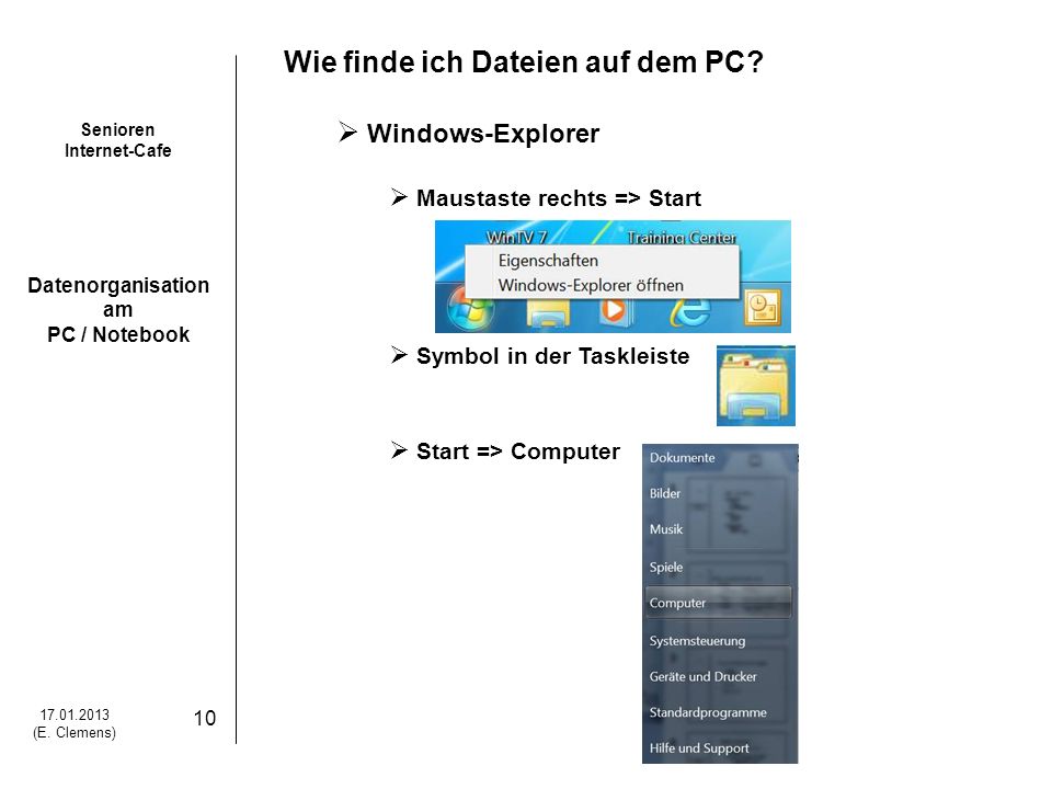 Wie finde ich Dateien auf dem PC Windows-Explorer
