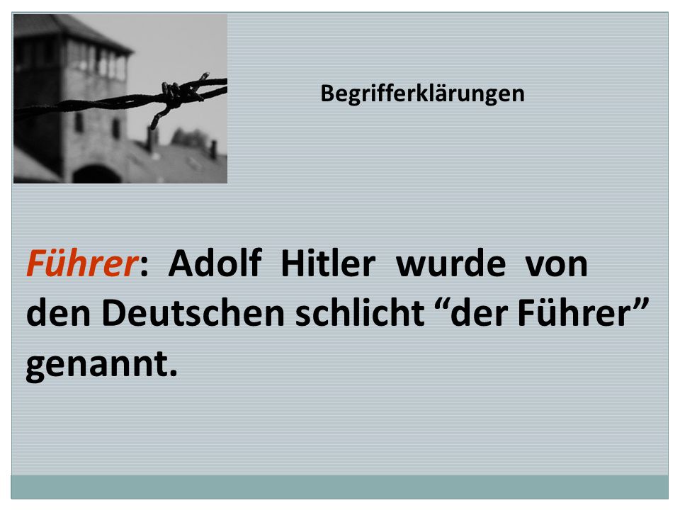 Führer: Adolf Hitler wurde von den Deutschen schlicht der Führer