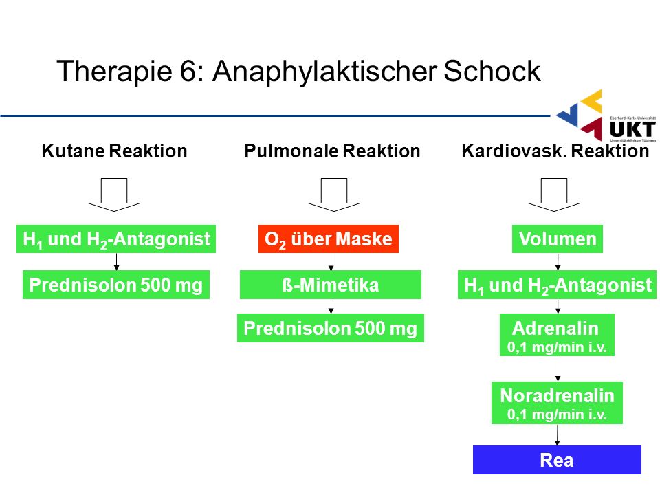 Therapie 6: Anaphylaktischer Schock