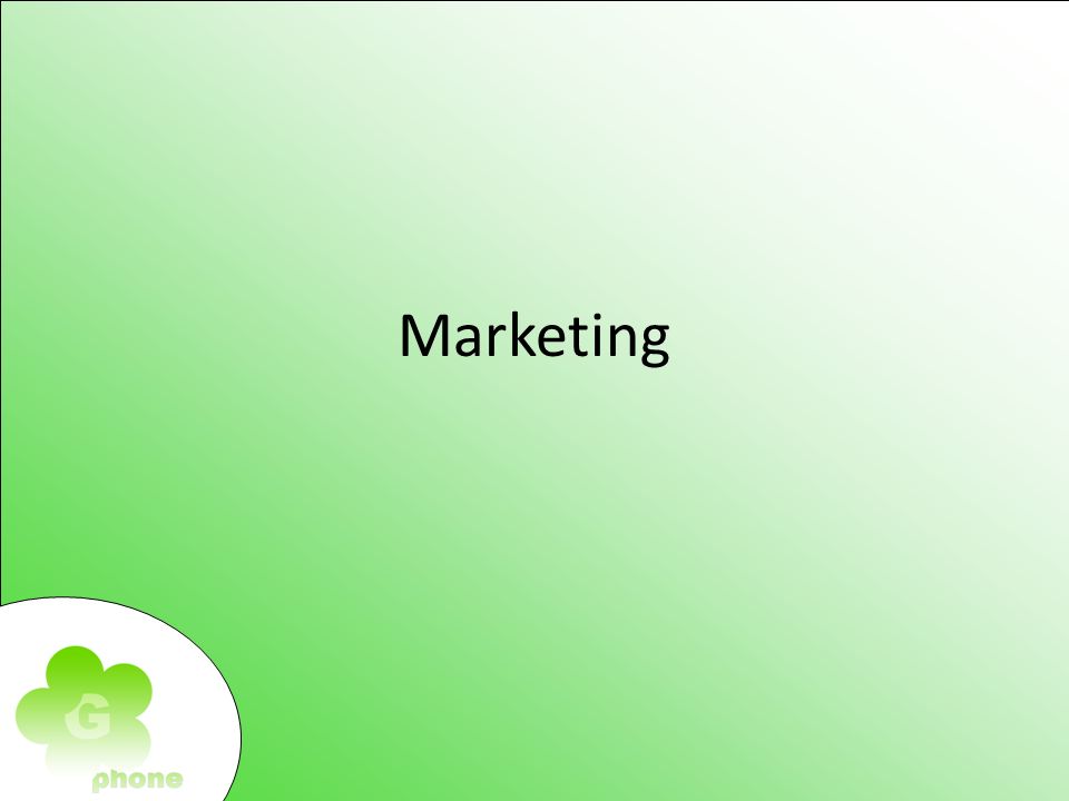 Marketing Marketing