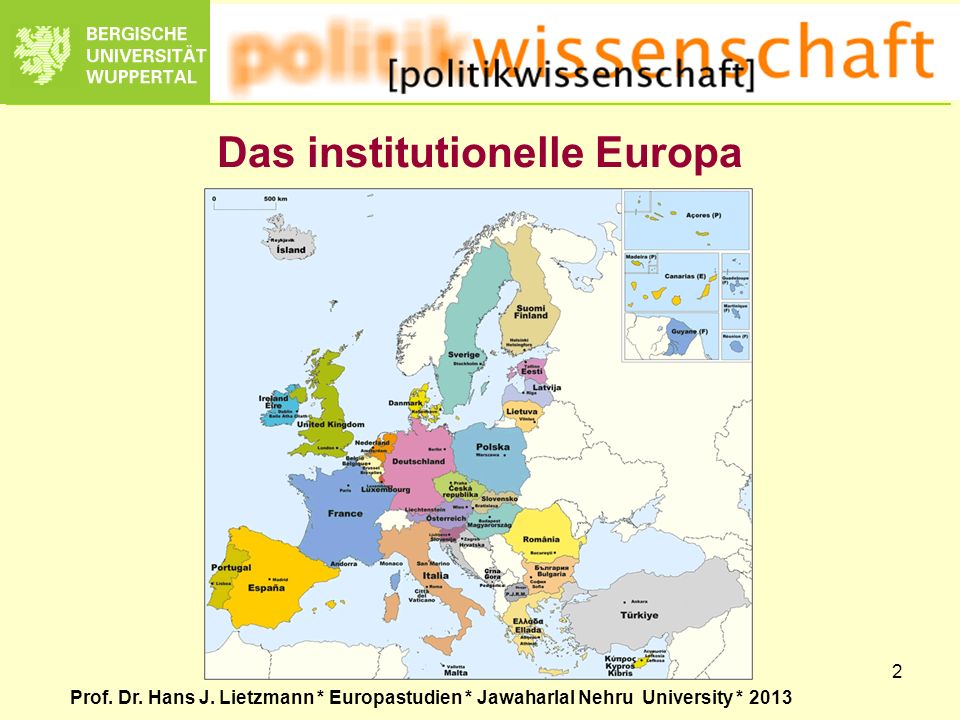 Das institutionelle Europa