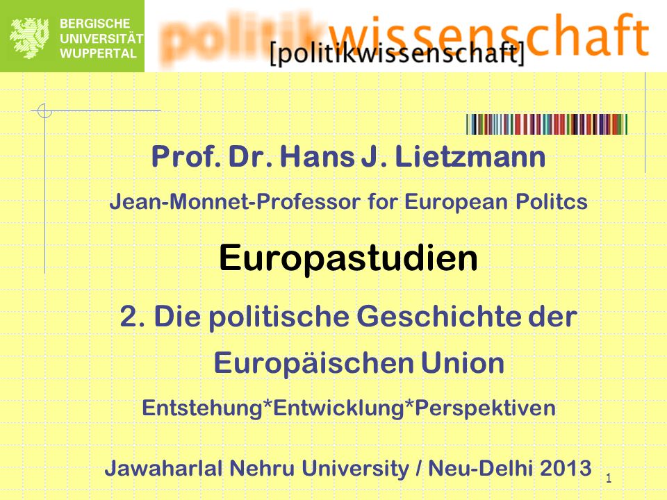 Prof. Dr. Hans J. Lietzmann