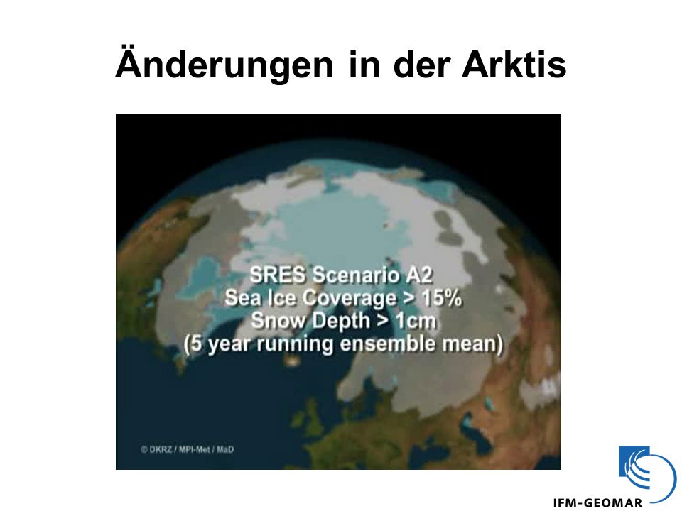Änderungen in der Arktis