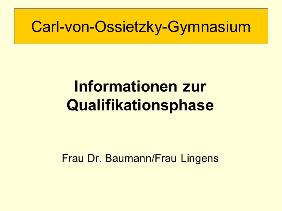 Carl-von-Ossietzky-Gymnasium
