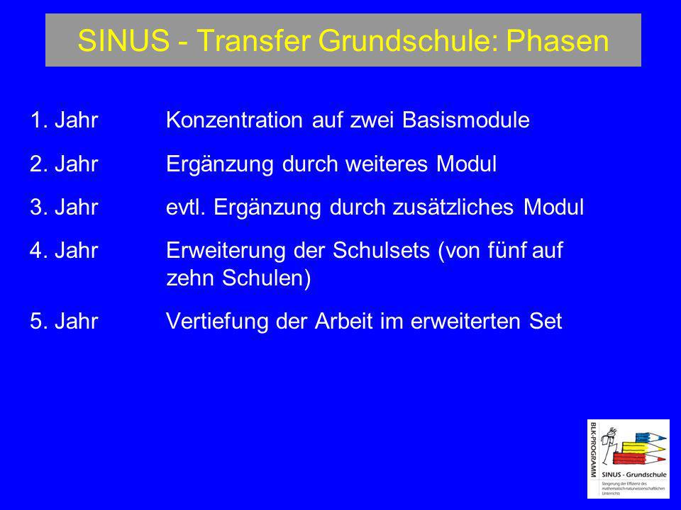 SINUS - Transfer Grundschule: Phasen