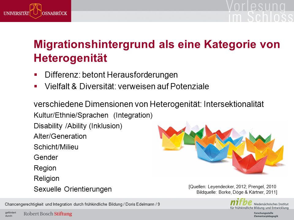 Migrationshintergrund als eine Kategorie von Heterogenität