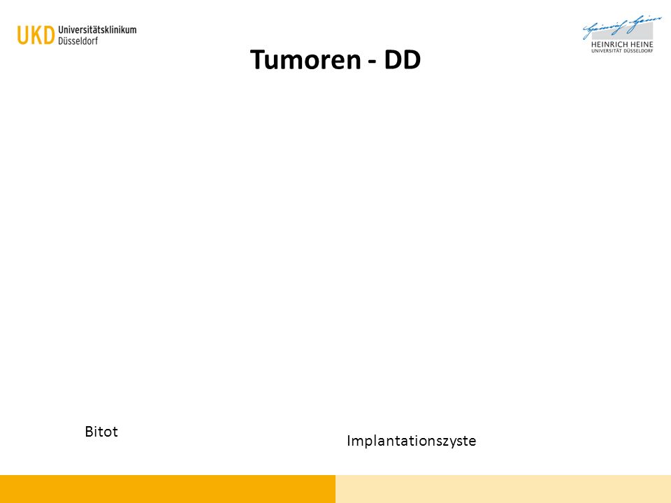 Tumoren - DD Bitot Implantationszyste