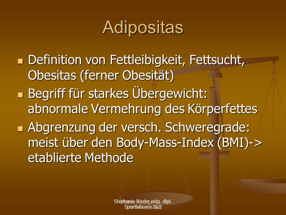 adipositas obesitas