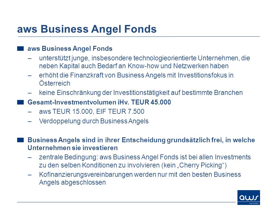 aws Business Angel Fonds