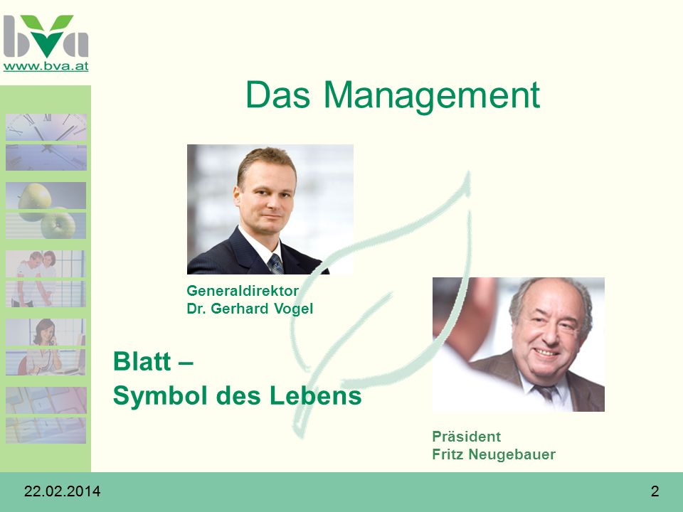 Das Management Blatt – Symbol des Lebens