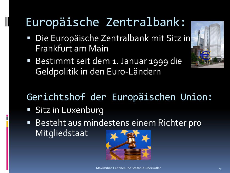 Europäische Zentralbank: