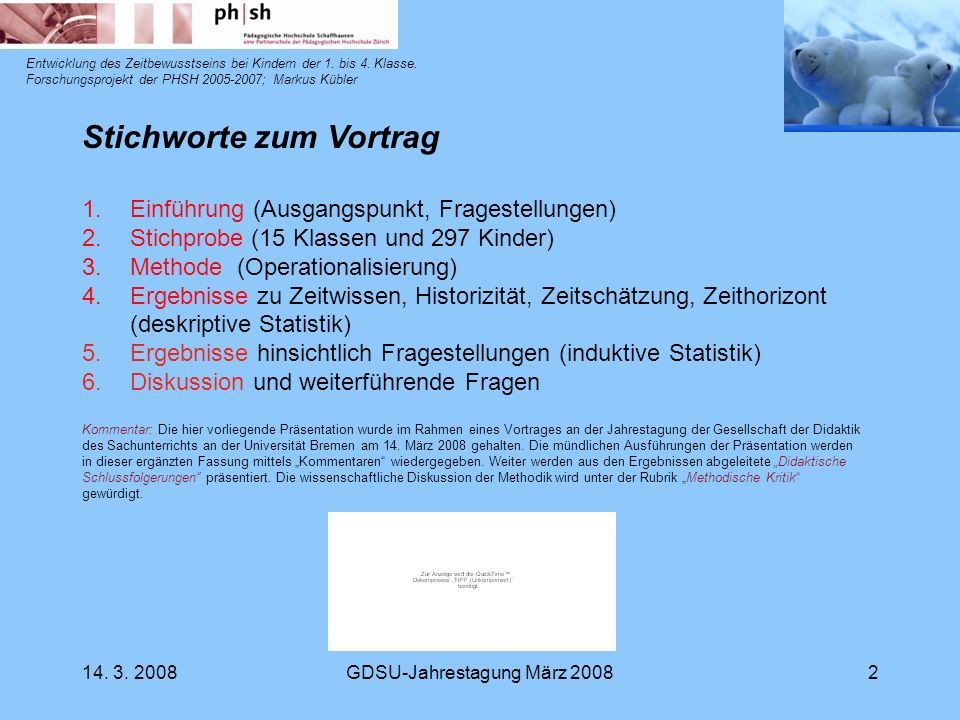 GDSU-Jahrestagung März 2008