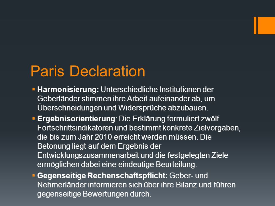 Paris Declaration