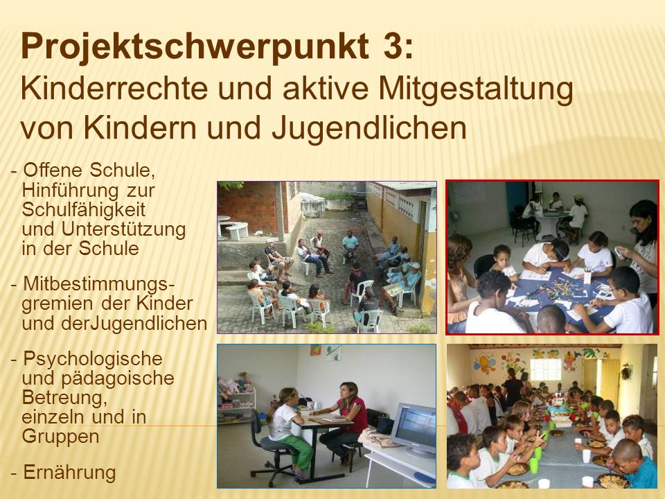 Projektschwerpunkt 3: Kinderrechte und aktive Mitgestaltung von Kindern und Jugendlichen