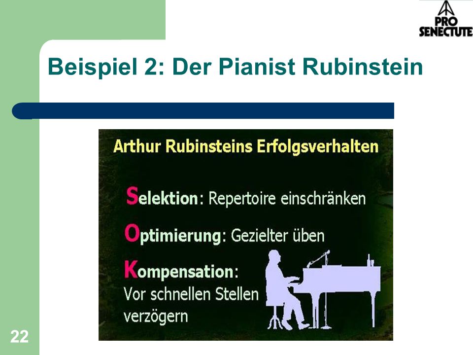 Beispiel 2: Der Pianist Rubinstein