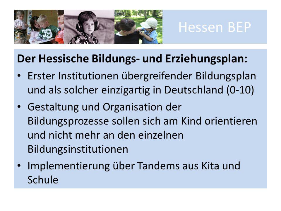 Hessen BEP Der Hessische Bildungs- und Erziehungsplan: