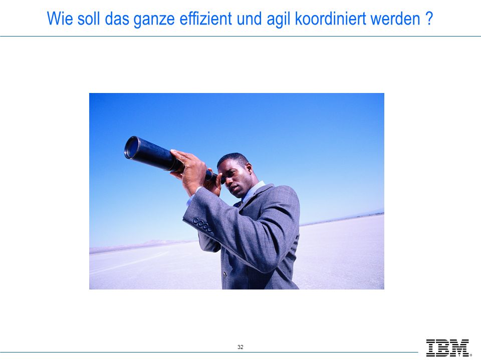 Wie soll das ganze effizient und agil koordiniert werden