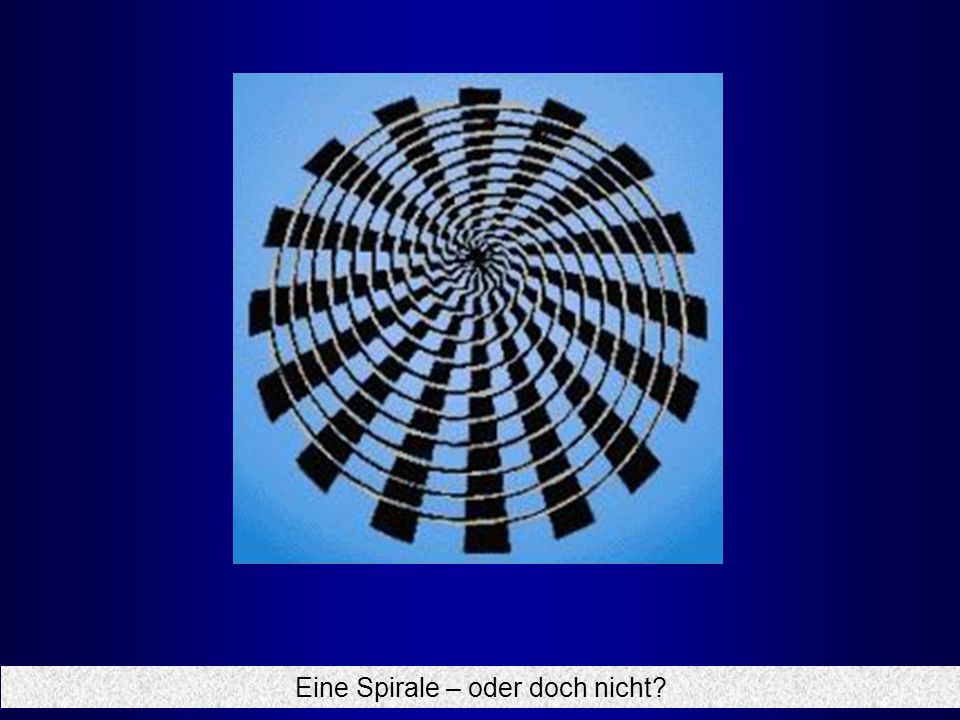 Eine Spirale – oder doch nicht