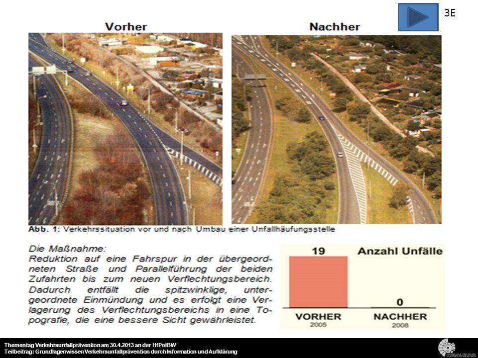 3E 21 Thementag Verkehrsunfallprävention am an der HfPolBW