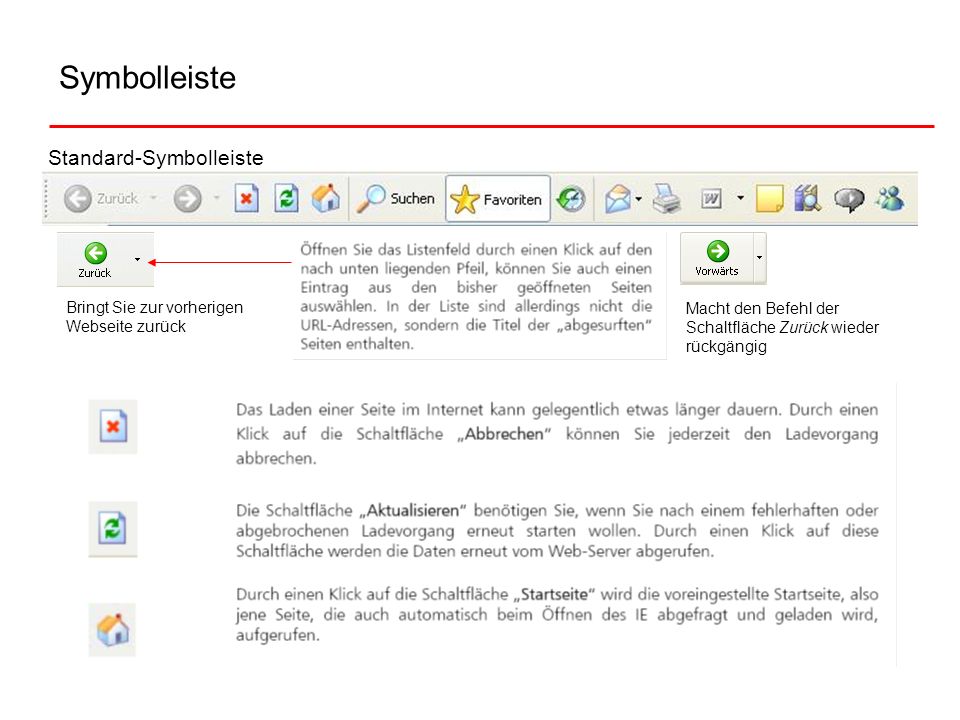 Symbolleiste Standard-Symbolleiste