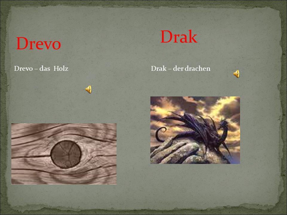 Drak Drevo Drevo – das Holz Drak – der drachen