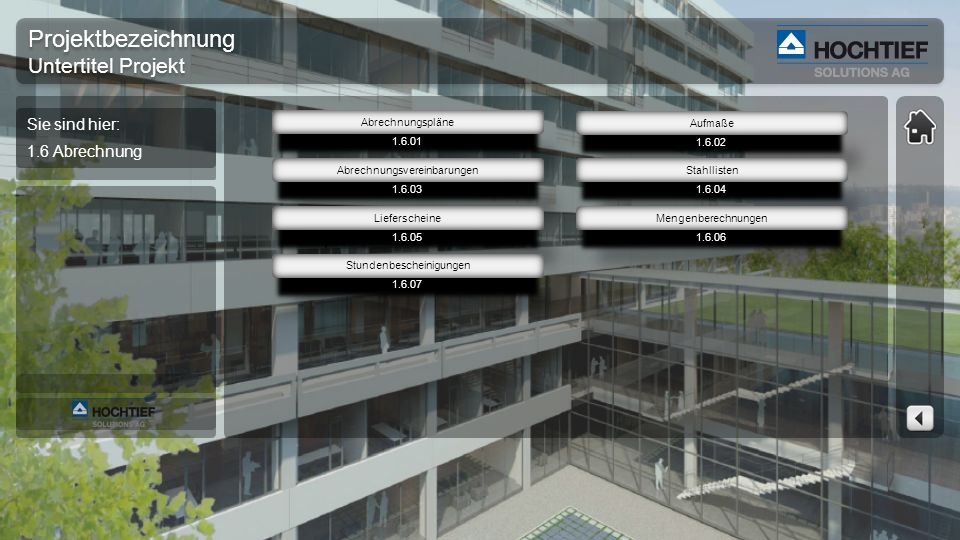 Start Tab What you can do… Terminal Construction Sie sind hier: