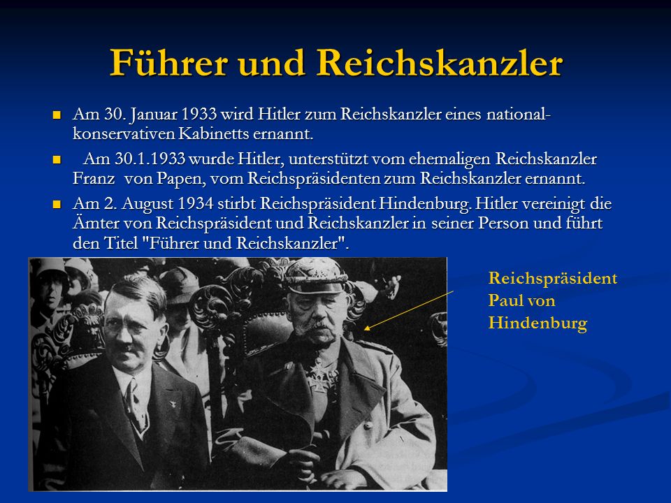 Führer und Reichskanzler