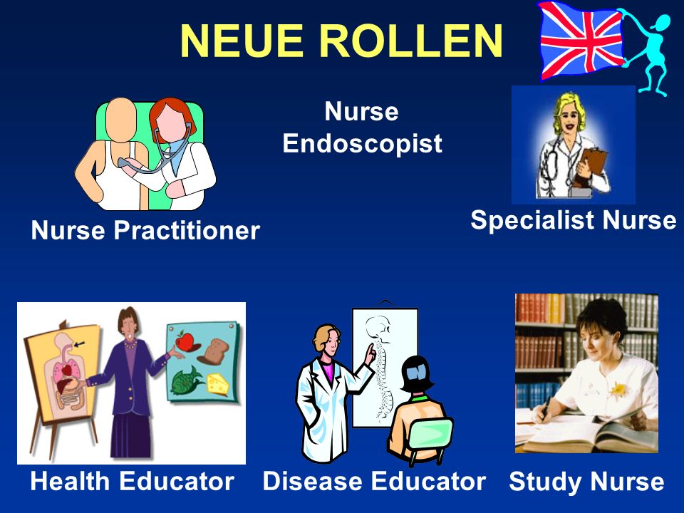 NEUE ROLLEN Specialist Nurse Nurse Endoscopist Nurse Practitioner