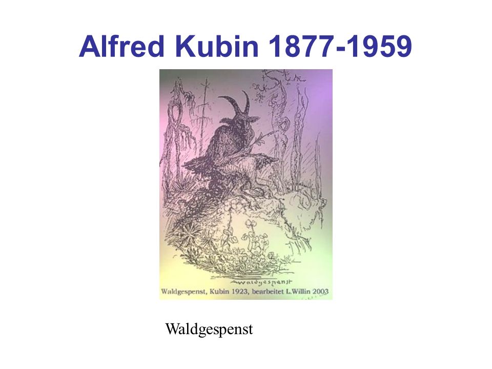 Alfred Kubin Waldgespenst