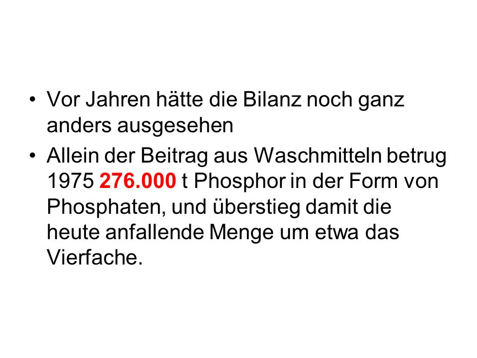 Vor Jahren hätte die Bilanz noch ganz anders ausgesehen