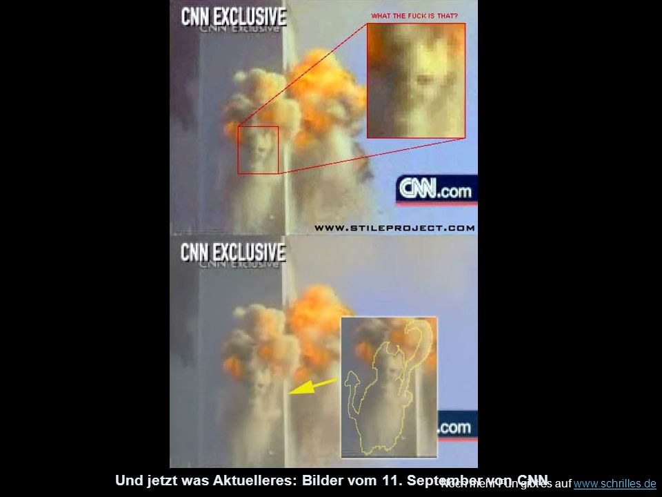 Und jetzt was Aktuelleres: Bilder vom 11. September von CNN