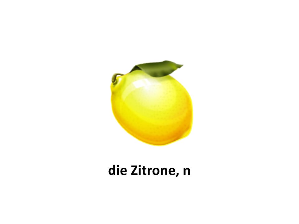 die Zitrone, n